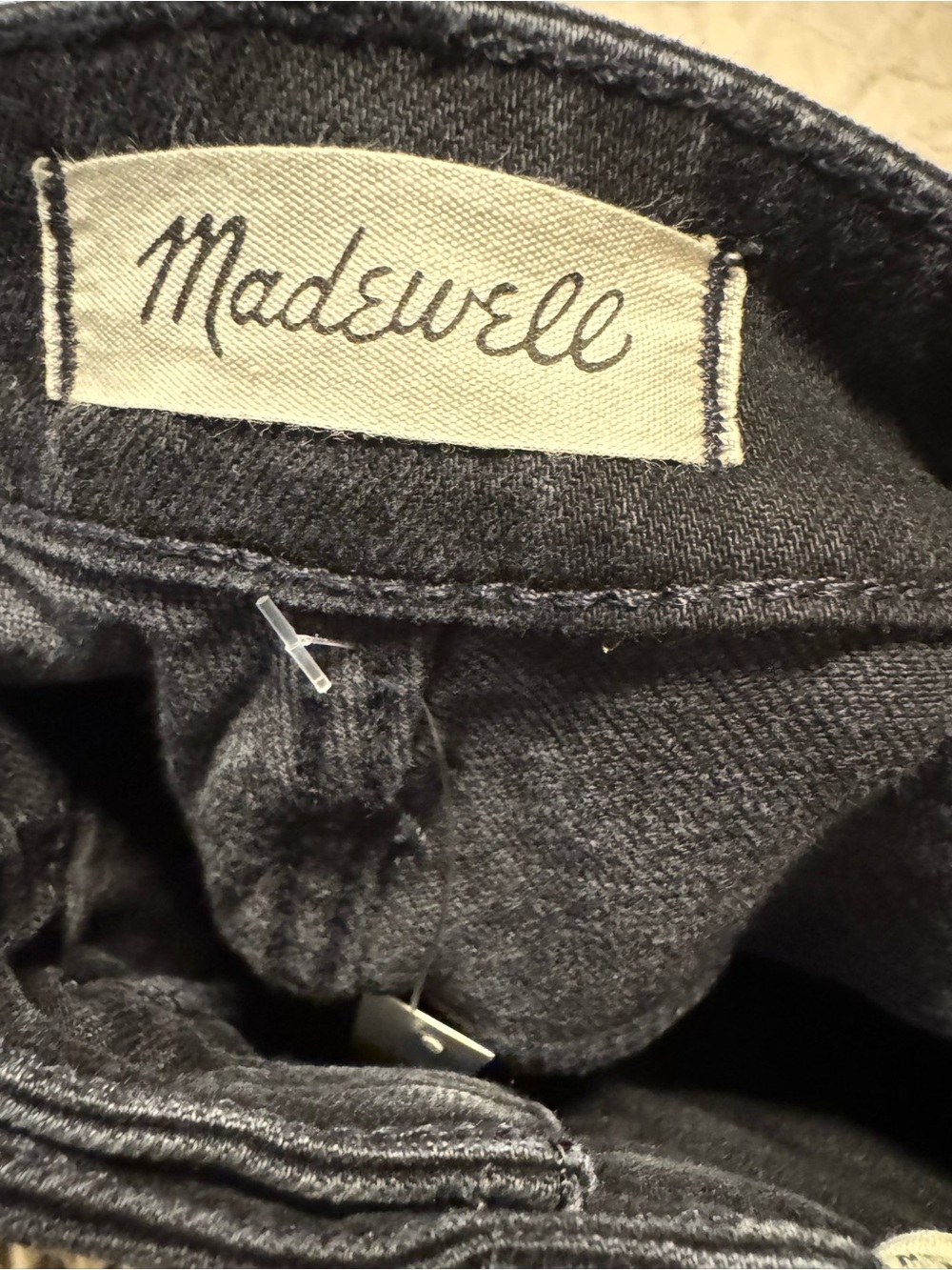 Madewell | The Curvy Perfect Vintage Wide Leg Jean - High Rise -Washed Black NWT - Picture 5 of 9